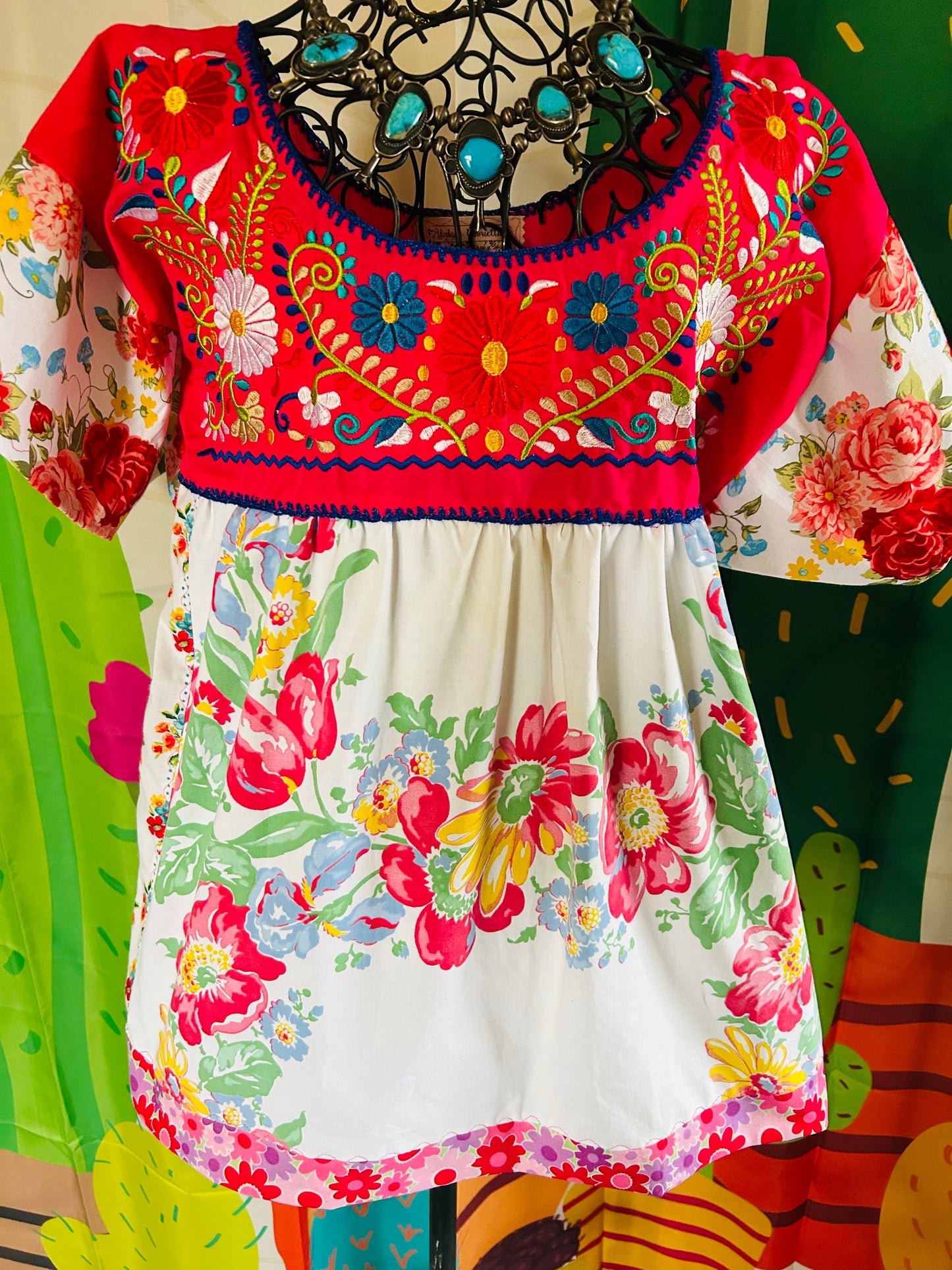 Vintage Frida Mexican Blouse
