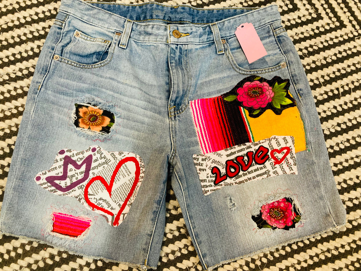 Custom Frida Gypsy Jean Shorts