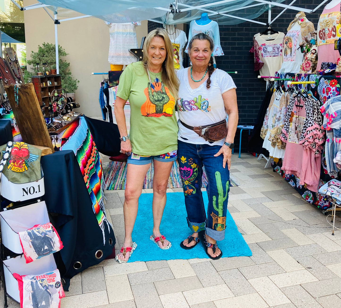 Don’t Donkey Around Cactus Mexican themed jeans