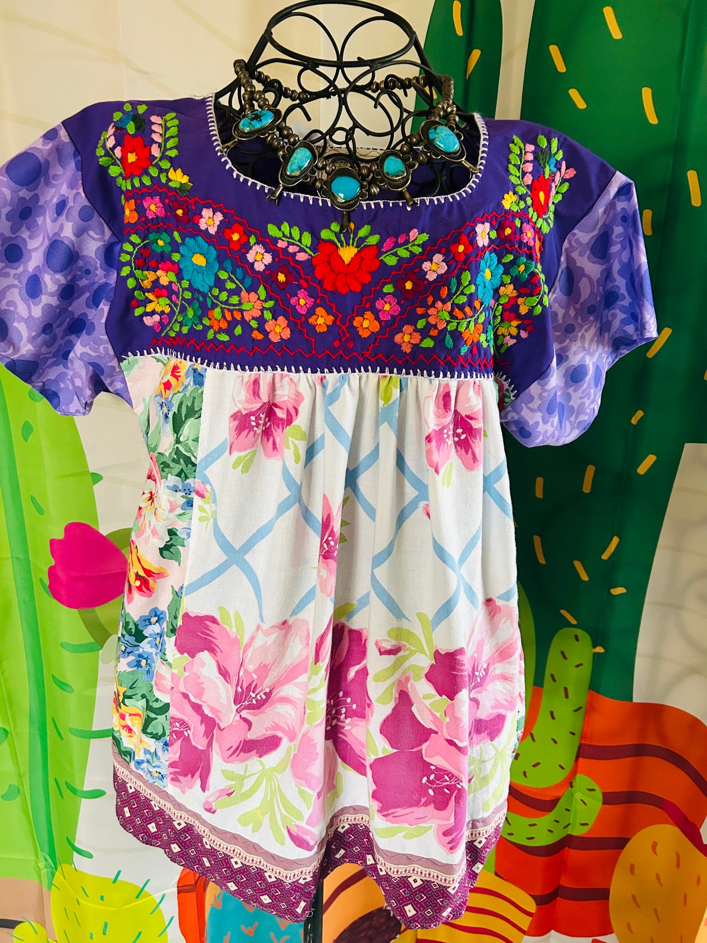 Vintage Frida Mexican Blouse