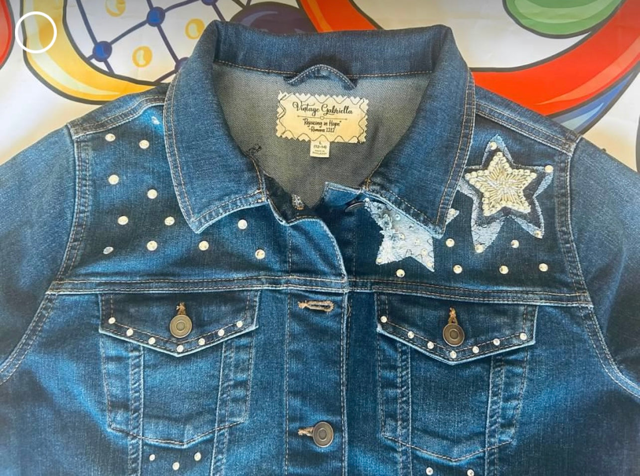 Dallas Cowboy Star Bling Denim Jacket