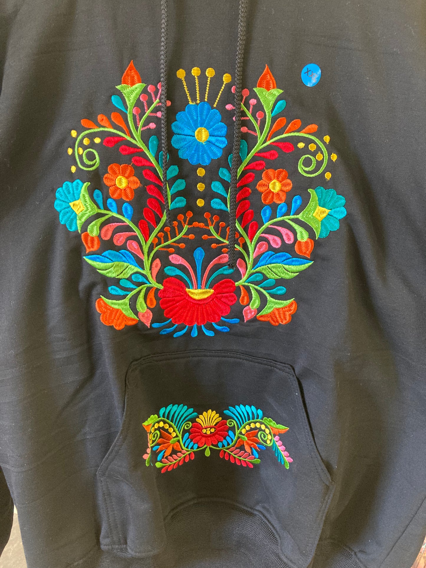 Mexican embroidery hoodie